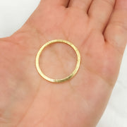 Gold Plated Sterling Silver Ring Connector